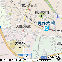 岡山県津山市福力94周辺の地図