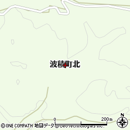 島根県江津市波積町北周辺の地図