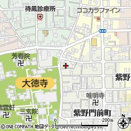 京都府京都市北区紫野上門前町54周辺の地図