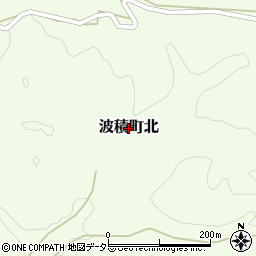 島根県江津市波積町北周辺の地図