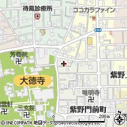 京都府京都市北区紫野上門前町54-1周辺の地図