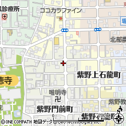 京都府京都市北区紫野上門前町周辺の地図