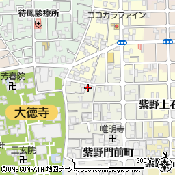 京都府京都市北区紫野上門前町50周辺の地図