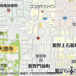 京都府京都市北区紫野上門前町47周辺の地図