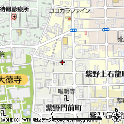 京都府京都市北区紫野上門前町47周辺の地図