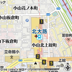 北大路ビブレ地下駐車場 京都市 駐車場 コインパーキング の電話番号 住所 地図 マピオン電話帳
