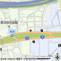 静岡県静岡市清水区尾羽478-12周辺の地図