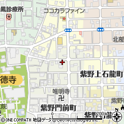 京都府京都市北区紫野上門前町46周辺の地図