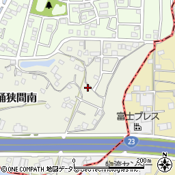 愛知県名古屋市緑区桶狭間南718周辺の地図