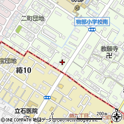 滋賀県守山市二町町191-1周辺の地図