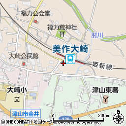 岡山県津山市福力69-1周辺の地図