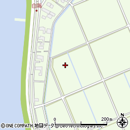 三重県桑名市長島町白鶏周辺の地図