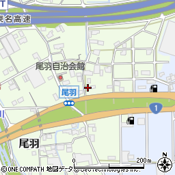 静岡県静岡市清水区尾羽315周辺の地図