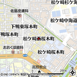 京都府京都市左京区松ケ崎西桜木町41-2周辺の地図
