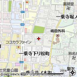 京都府京都市左京区一乗寺谷田町周辺の地図