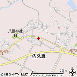 滋賀県蒲生郡日野町佐久良605周辺の地図