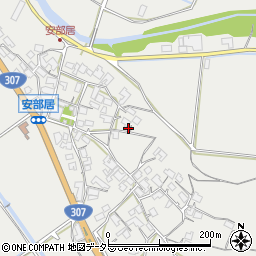 滋賀県蒲生郡日野町安部居681周辺の地図