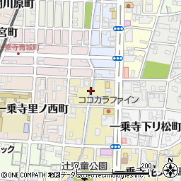 京都府京都市左京区一乗寺宮ノ東町周辺の地図