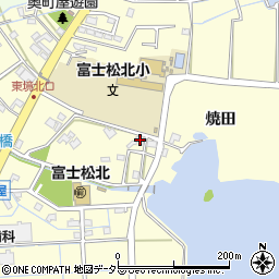 愛知県刈谷市東境町焼田周辺の地図