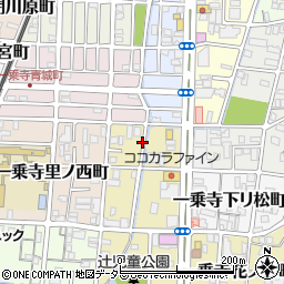 京都府京都市左京区一乗寺宮ノ東町周辺の地図