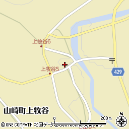 兵庫県宍粟市山崎町上牧谷478周辺の地図