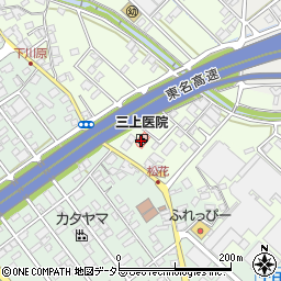 三上医院周辺の地図