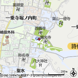 京都府京都市左京区一乗寺小谷町周辺の地図