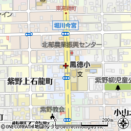 京都府京都市北区紫野上鳥田町周辺の地図
