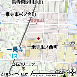 京都府京都市左京区一乗寺里ノ西町周辺の地図