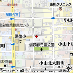 京都府京都市北区紫野上柳町周辺の地図