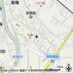 愛知県豊明市栄町（村前）周辺の地図