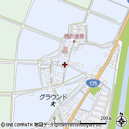 兵庫県西脇市黒田庄町西澤262周辺の地図
