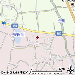 岡山県津山市金井周辺の地図