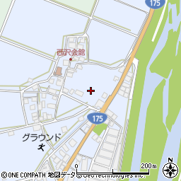 兵庫県西脇市黒田庄町西澤300周辺の地図