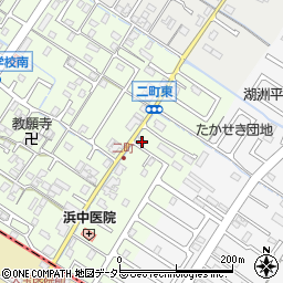 滋賀県守山市二町町19-1周辺の地図