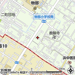 滋賀県守山市二町町197-1周辺の地図