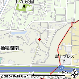 愛知県名古屋市緑区桶狭間南713周辺の地図