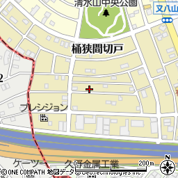愛知県名古屋市緑区桶狭間切戸1722周辺の地図