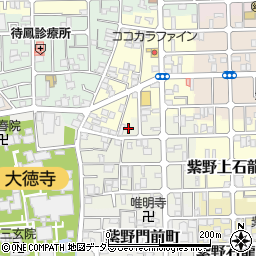 京都府京都市北区紫野上門前町66周辺の地図