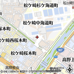 京都府京都市左京区松ケ崎村ケ内町周辺の地図