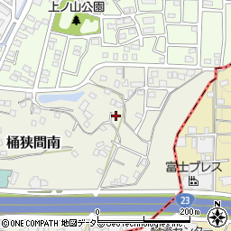 愛知県名古屋市緑区桶狭間南733周辺の地図