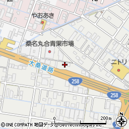 三重県桑名市和泉406周辺の地図