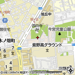 京都府京都市北区紫野東蓮台野町周辺の地図
