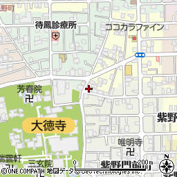 京都府京都市北区紫野上門前町61周辺の地図