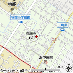 滋賀県守山市二町町157周辺の地図