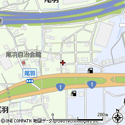 静岡県静岡市清水区尾羽474-14周辺の地図
