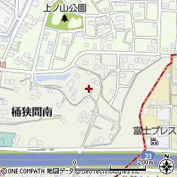 愛知県名古屋市緑区桶狭間南750周辺の地図