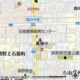 セブンイレブン京都堀川今宮店周辺の地図