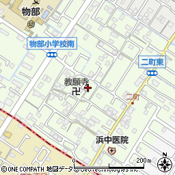 滋賀県守山市二町町155-2周辺の地図