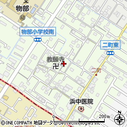 滋賀県守山市二町町155周辺の地図